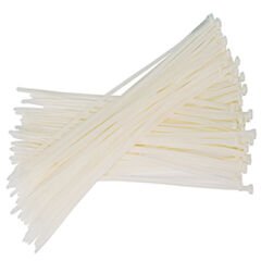 3,5 mm x 150mm KABLO BAĞI İTHAL BEYAZ  (1 PAKET 100 ADET ) | İTHAL