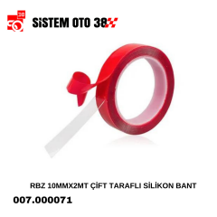RBZ 10MMX2MT ÇİFT TARAFLI SİLİKON BANT |  | BANTLAR VE YAPIŞTIRICILA