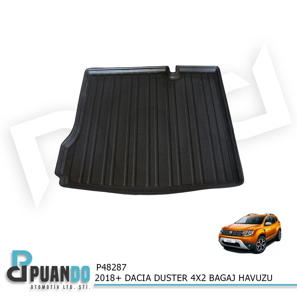 2018+  DACIA DUSTER 4X2 BAGAJ HAVUZU