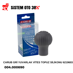 CARUB GRİ YUVARLAK VİTES TOPUZ SİLİKONU 6219603 |  | ARAÇ İÇİ AKSESUARLAR