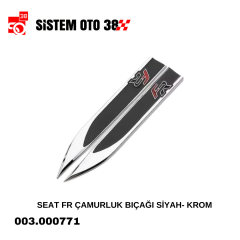 SEAT FR ÇAMURLUK BIÇAĞI SİYAH- KROM |  | ARAÇ DIŞI AKSESUARLAR