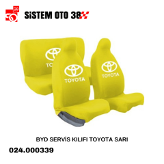 BYD SERVİS KILIFI TOYOTA SARI |  | KOLTUK KILIF VE MİNDER
