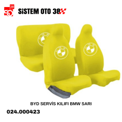 BYD SERVİS KILIFI BMW SARI |  | KOLTUK KILIF VE MİNDER