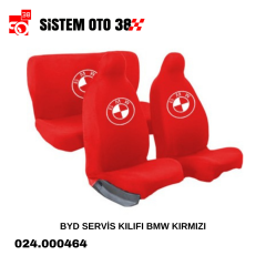 BYD SERVİS KILIFI BMW KIRMIZI |  | KOLTUK KILIF VE MİNDER