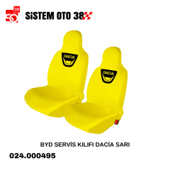 BYD SERVİS KILIFI DACİA SARI |  | KOLTUK KILIF VE MİNDER