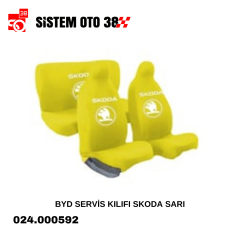 BYD SERVİS KILIFI SKODA SARI |  | KOLTUK KILIF VE MİNDER