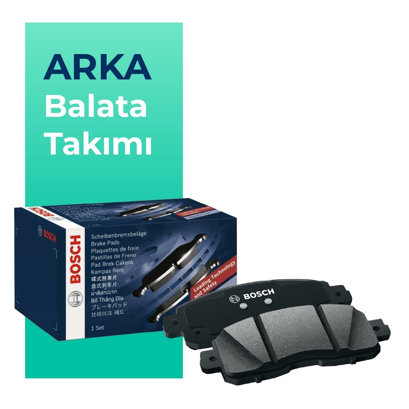BOSCH VW POLO Arka Takım Balatası (2001-2009)