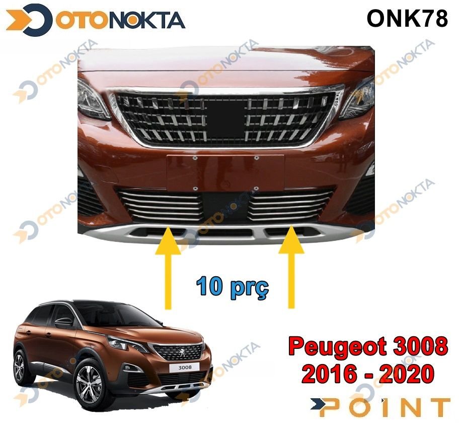 ON ORTA TAMPON KROM CITASI 10 PRC PEJO 3008POINT