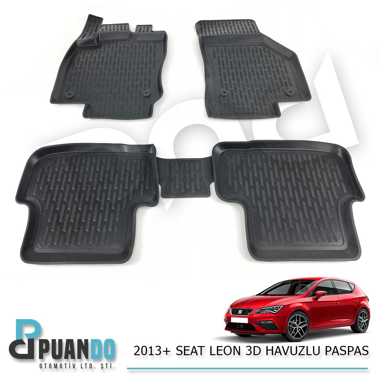 2013+ SEAT LEON 3D HAVUZLU PASPAS