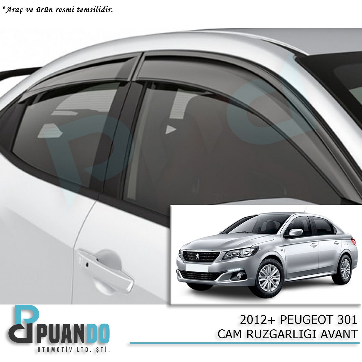 2012+ PEUGEOT 301 CAM RUZGARLIGI AVANT