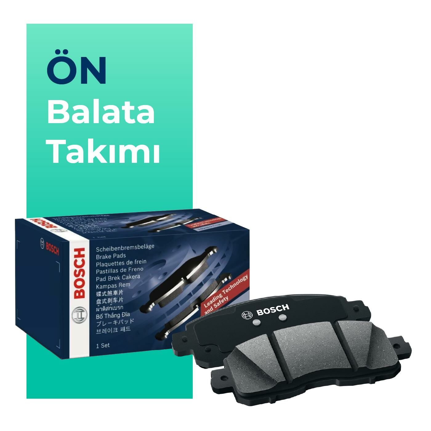 Bosch Audi A5 Ön Takım Balatası (2008-2017)